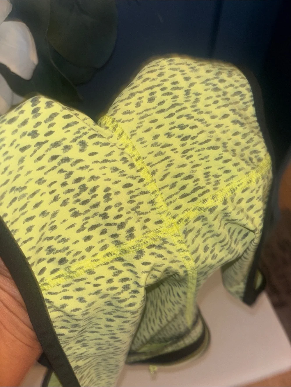 Lululemon athletica Yellow Run Speed 4-Way Stretch Athletic Shorts Dottie Dash